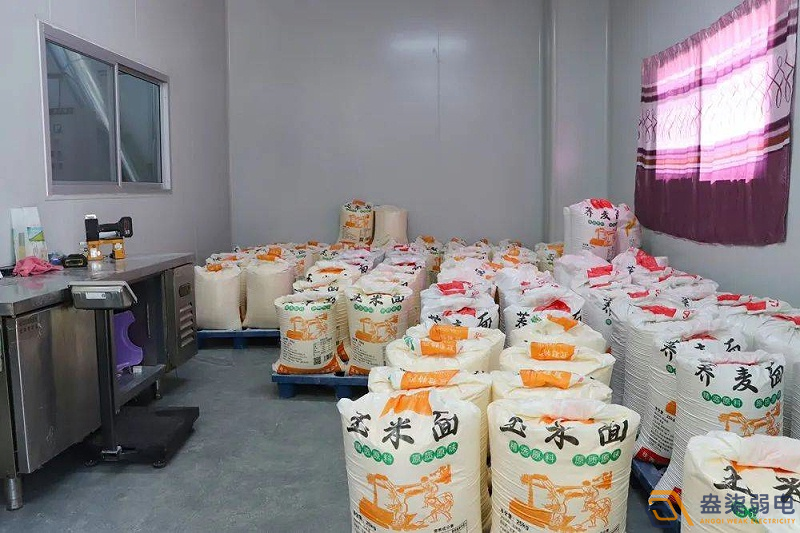 眉山食品廠倉儲監控門禁改造，場景不對，裝了也白裝
